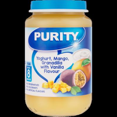 Yoghurt Mango Granadilla With Vanilla Flavour 8 Months+
