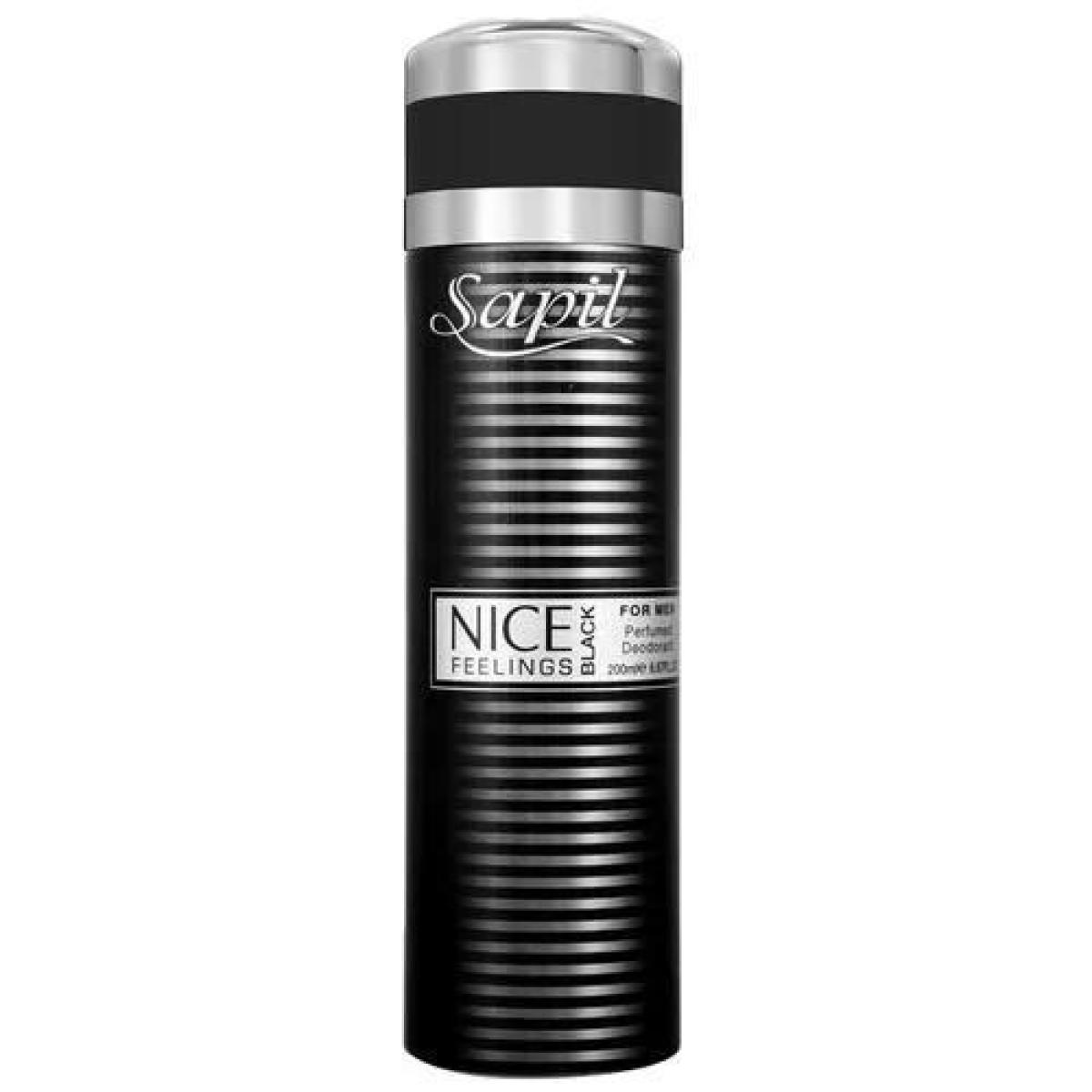 Deodorant Spray Nice Feelings Black For Men