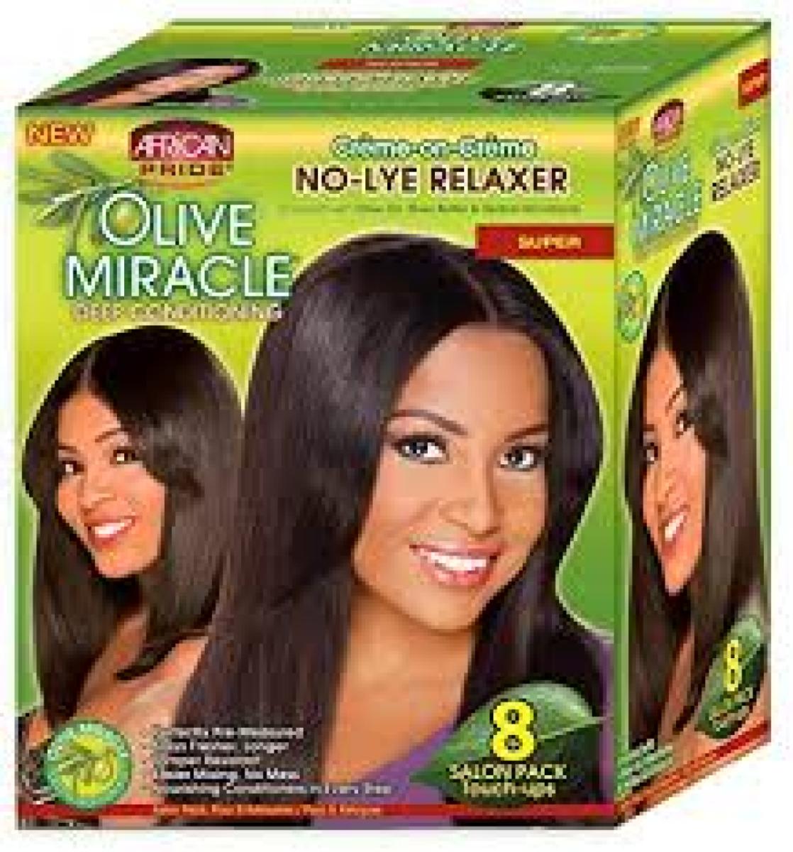 Olive Miracle No Lye Relaxer 8 Salon Pack