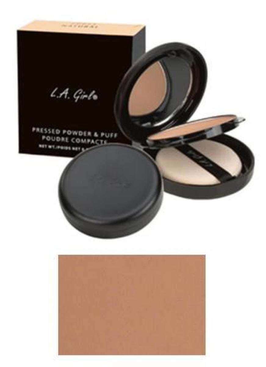 Girl Pressed Powder & Puff Warm Bronze