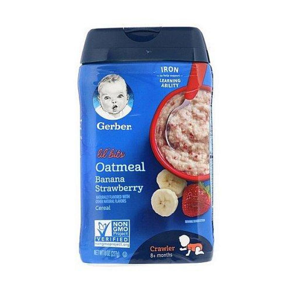 Oatmeal Banana & Strawberry Crawler 8 Months+