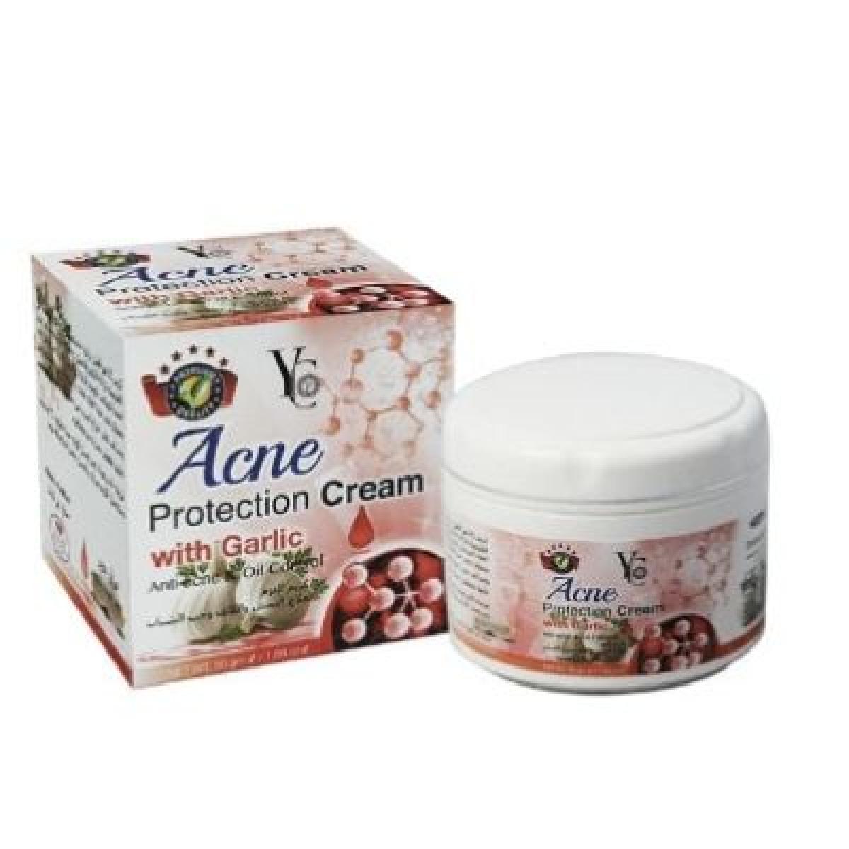 Acne Protection Cream With Garlic Cream