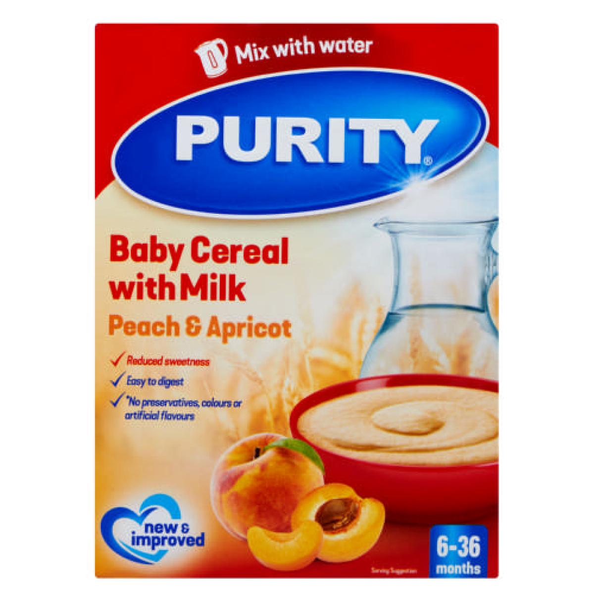 Baby Cereal with Milk Peach & Apricot 6-36 Months