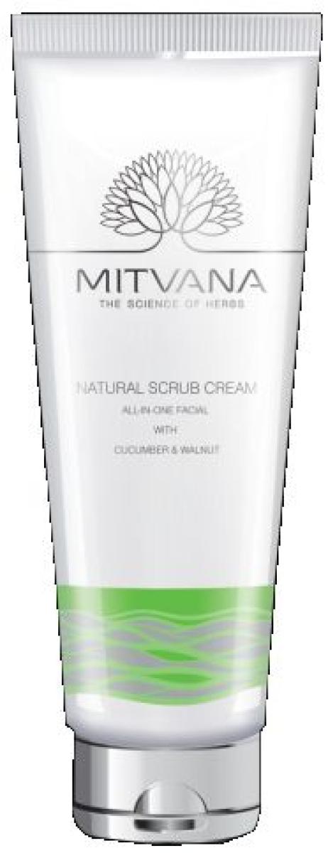 All-In-One Natural Facial Scrub Cream With Cucumber & Walnut