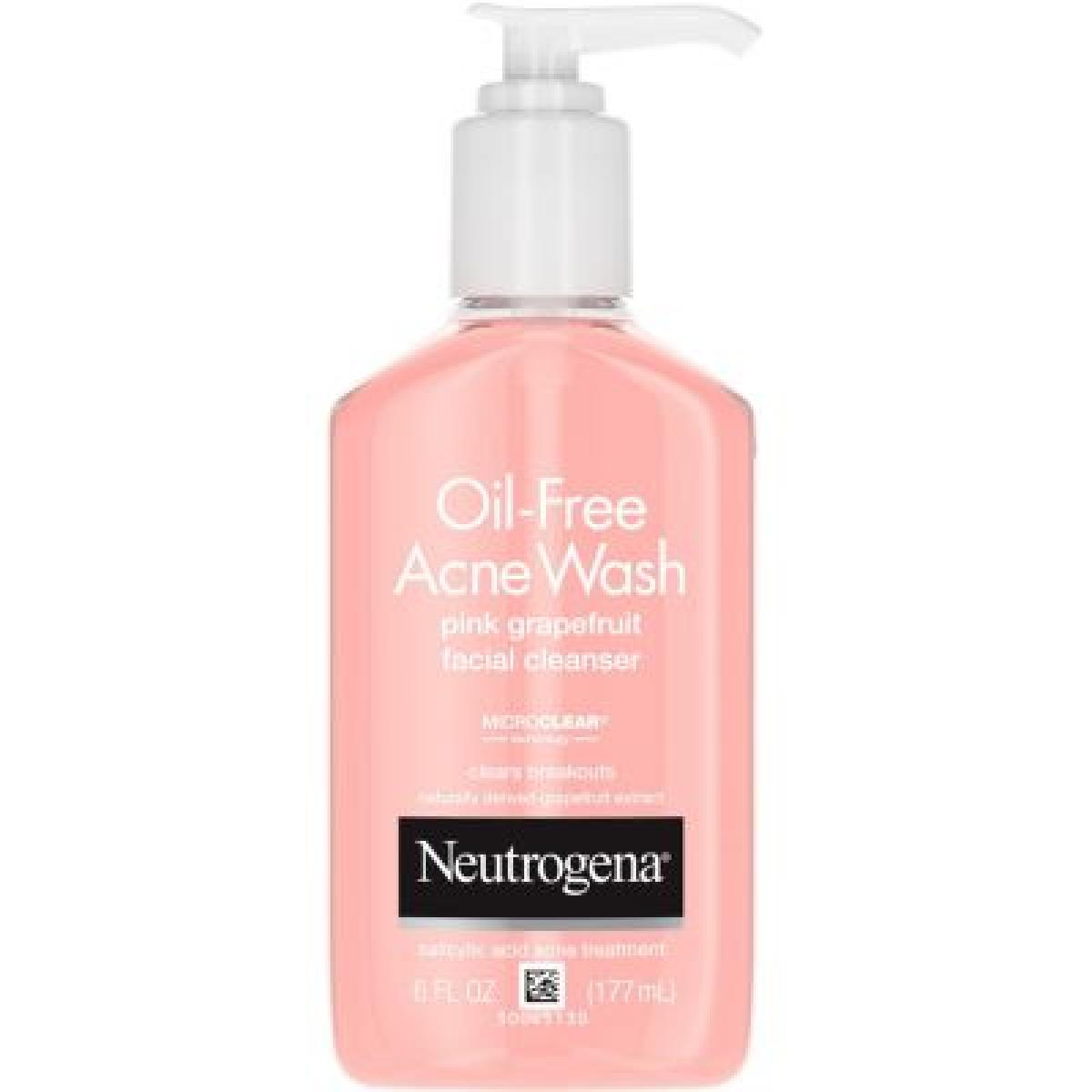 Oil-Free Acne Pink Grapefruit Facial Cleanser