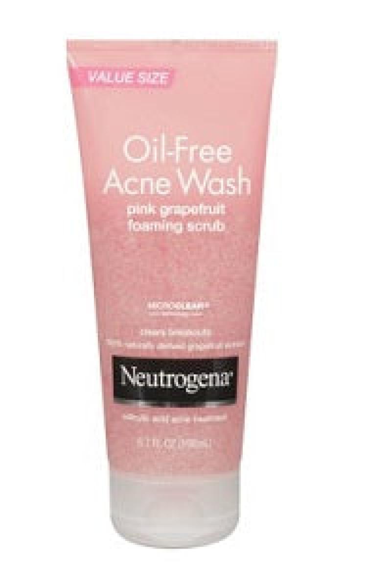 Oil-Free Acne Wash Pink Grapefruit Foaming Scrub