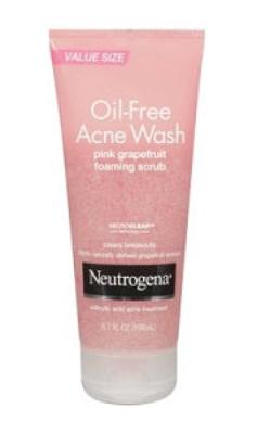 Oil-Free Acne Wash Pink Grapefruit Foaming Scrub