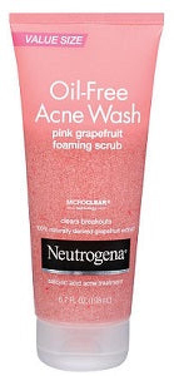 Oil-Free Acne Wash Pink Grapefruit Foaming Scrub