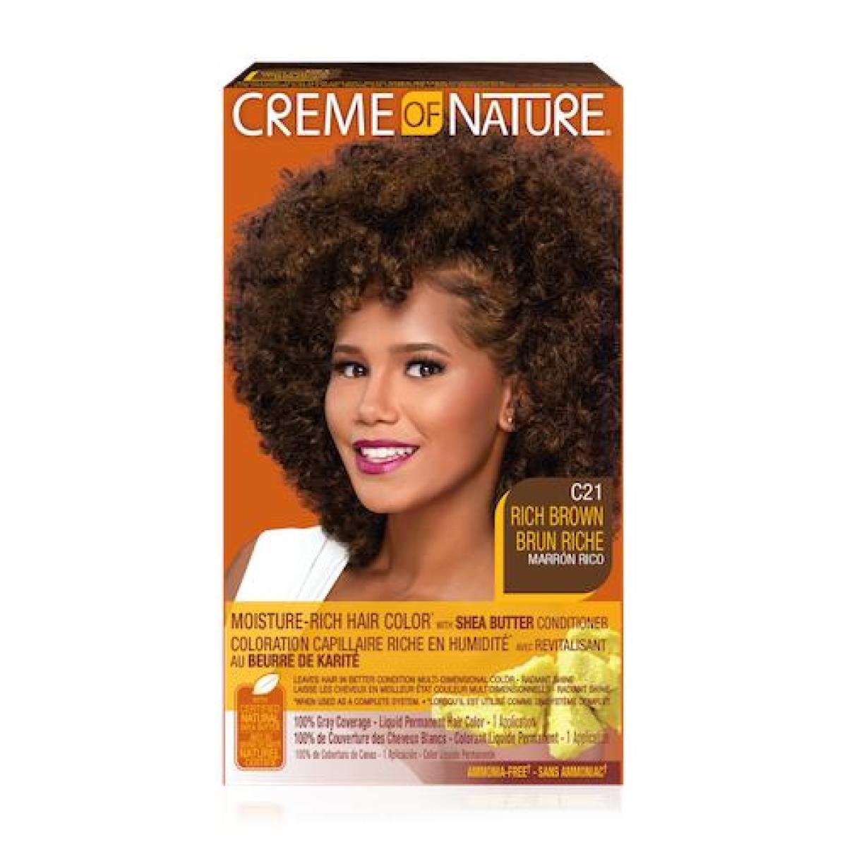 Rich Brown Moisture-Rich Hair Color With Shea Butter Conditioner Kit