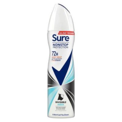 Anti-Perspirant Deodorant Spray Women Invisible Aqua