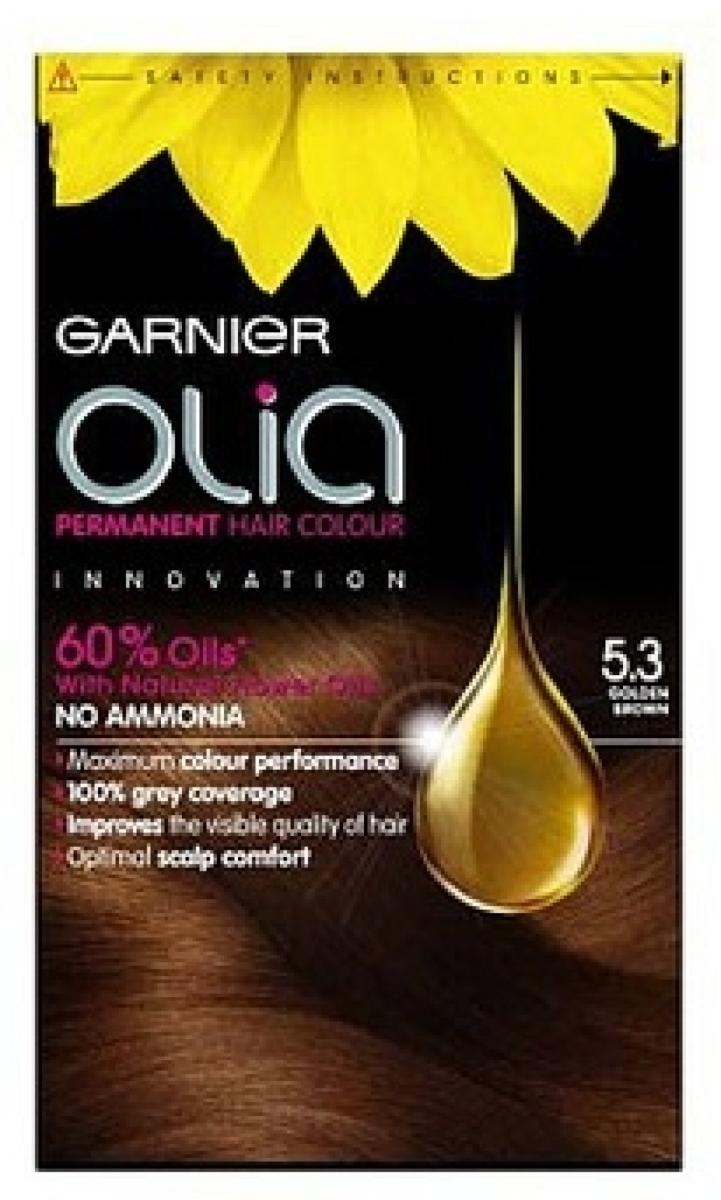 Olia Hair Colour 5.3 Golden Brown