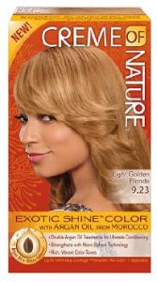 Hair Colour With Argan Oil Light Golden Blonde