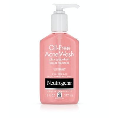 Oil-Free Acne Wash Pink Grapefruit Facial Cleanser
