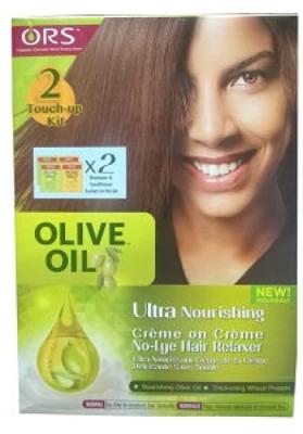 No-Lye Hair Relaxer Olive Oil Ultra Nourishing Creme 2 Touch-Up Kit