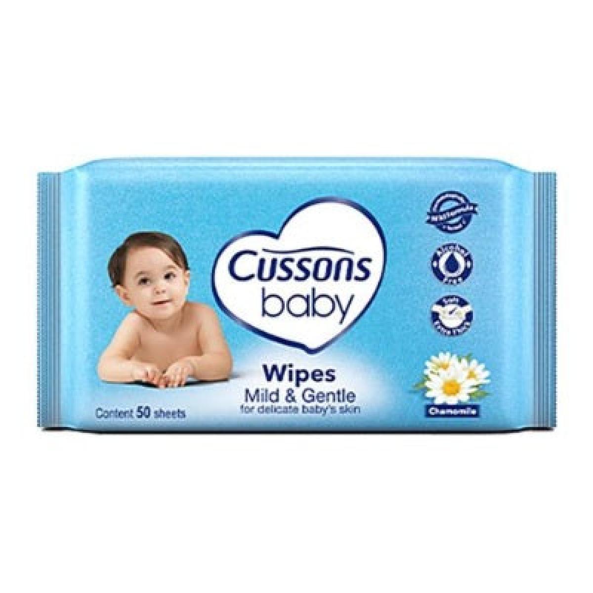 Baby Wipes Mild & Gentle Chamomile x80