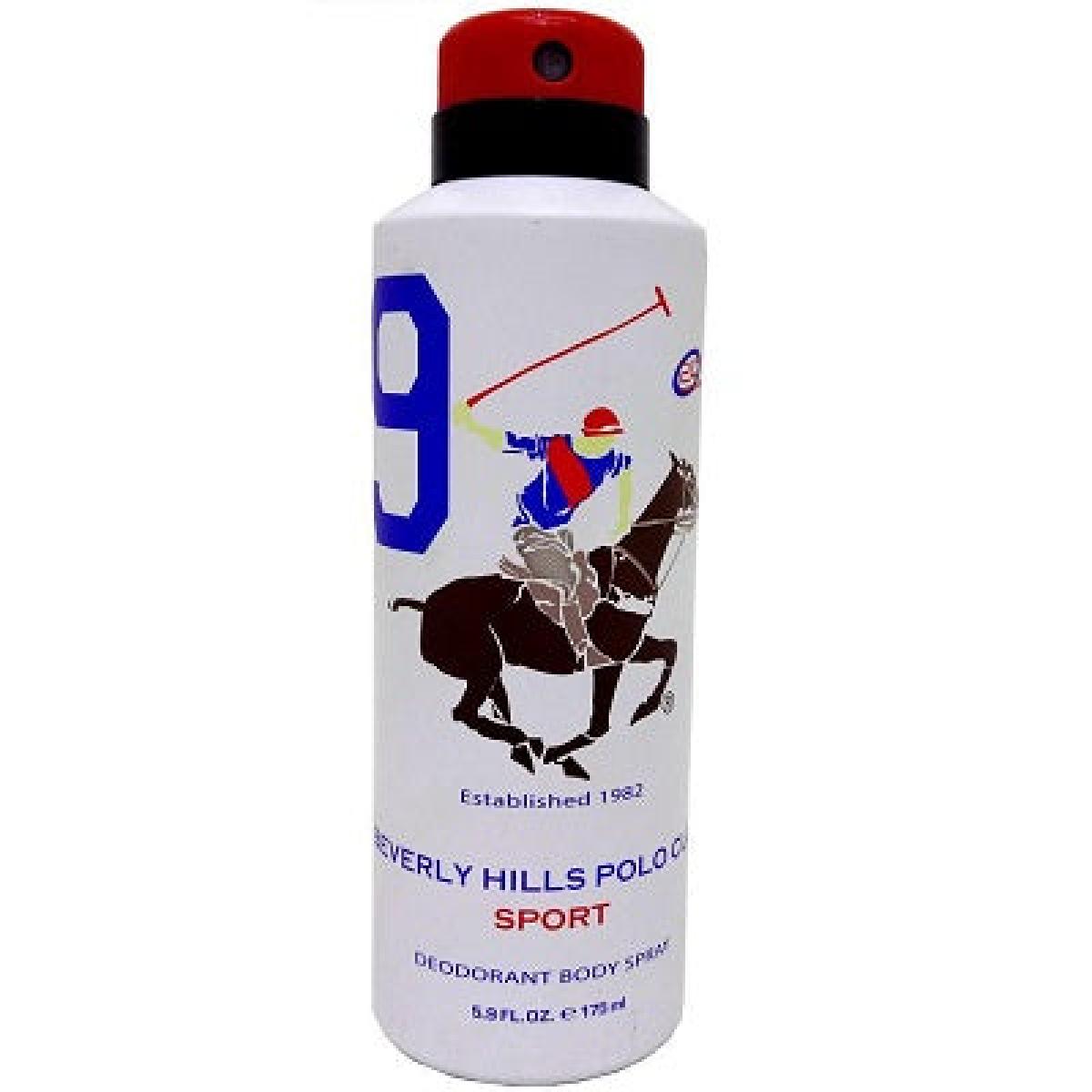 Beverly Hills Polo Deodorant Body Spray Men 9