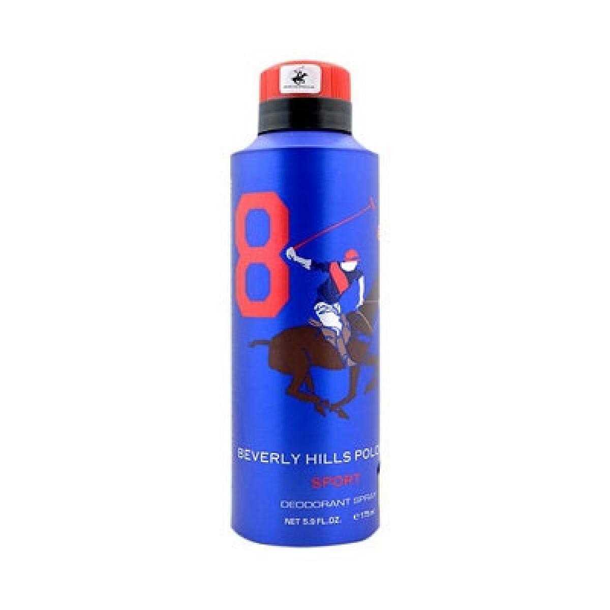 Beverly Hills Polo Deodorant Body Spray Men 8