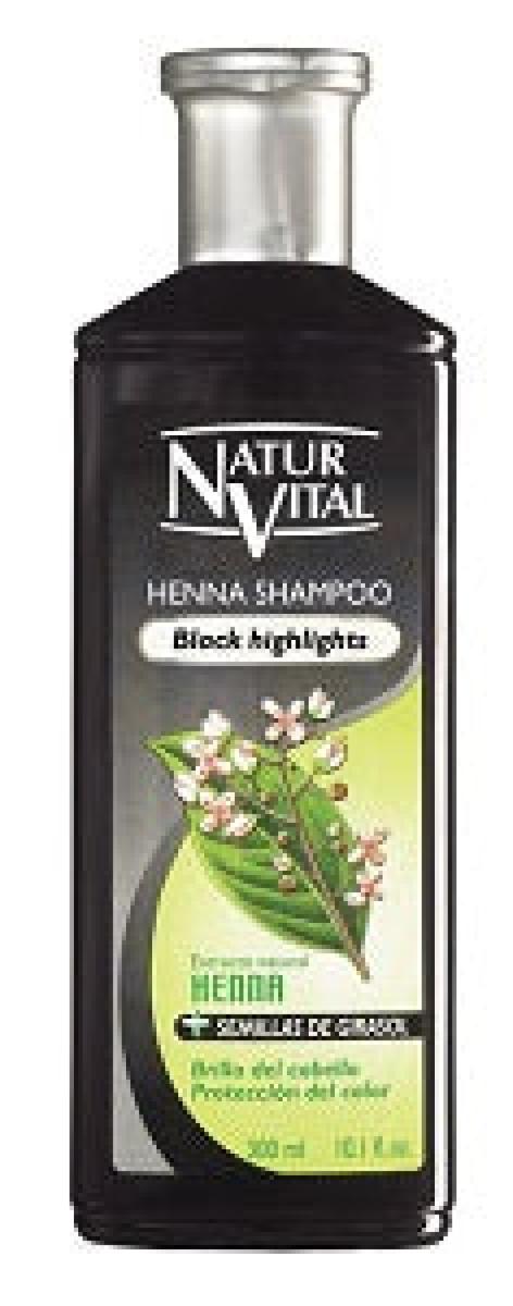 Henna Shampoo Black Highlights