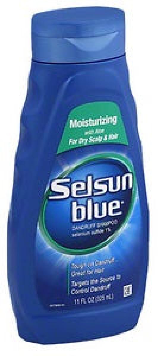 Blue Dandruff Shampoo Moisturising With Aloe