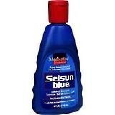 Blue Dandruff Shampoo Medicated With Menthol