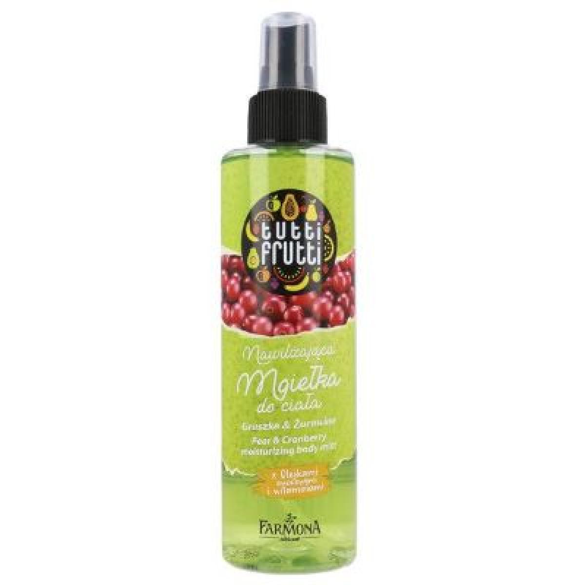 Frutti Moisturising Body Mist Pear & Cranberry