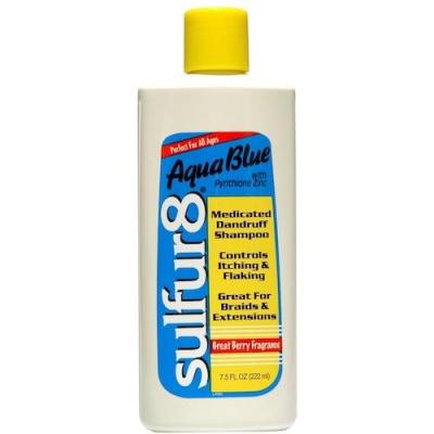 Aqua Blue Medicated Dandruff Shampoo With Pyrithione Zinc