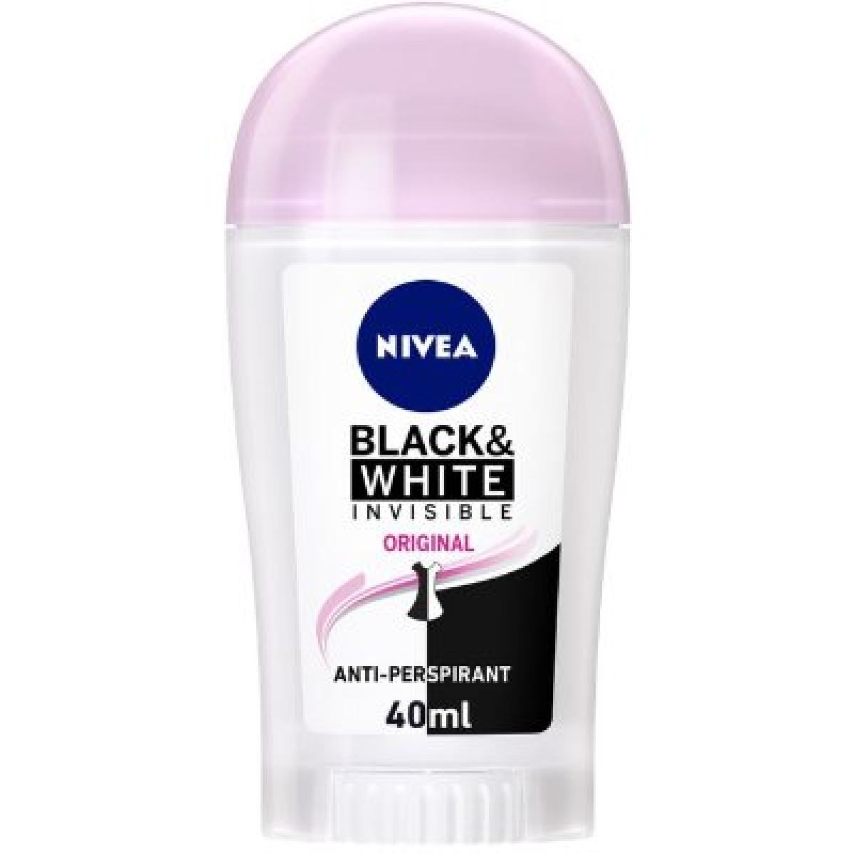 Anti-Perspirant Deodorant Stick Invisible Black & White For Women