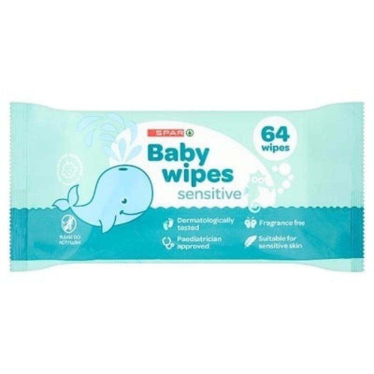 Sensitive Baby Wipes x64