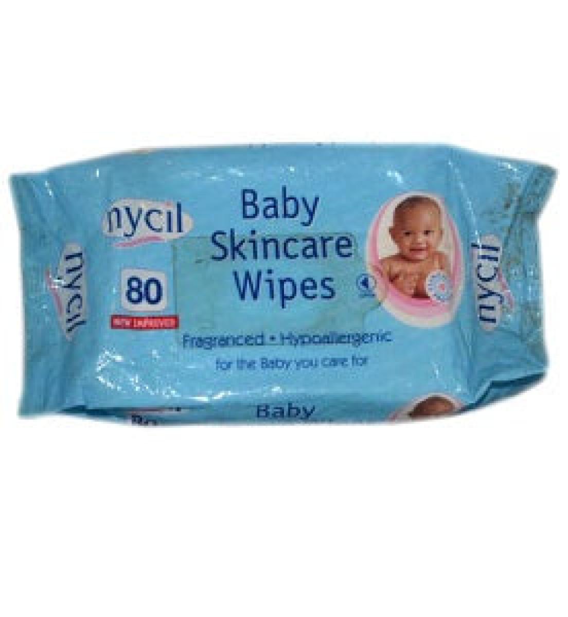 Baby Skincare Wipes Fragranced Hypo Allergenic x80