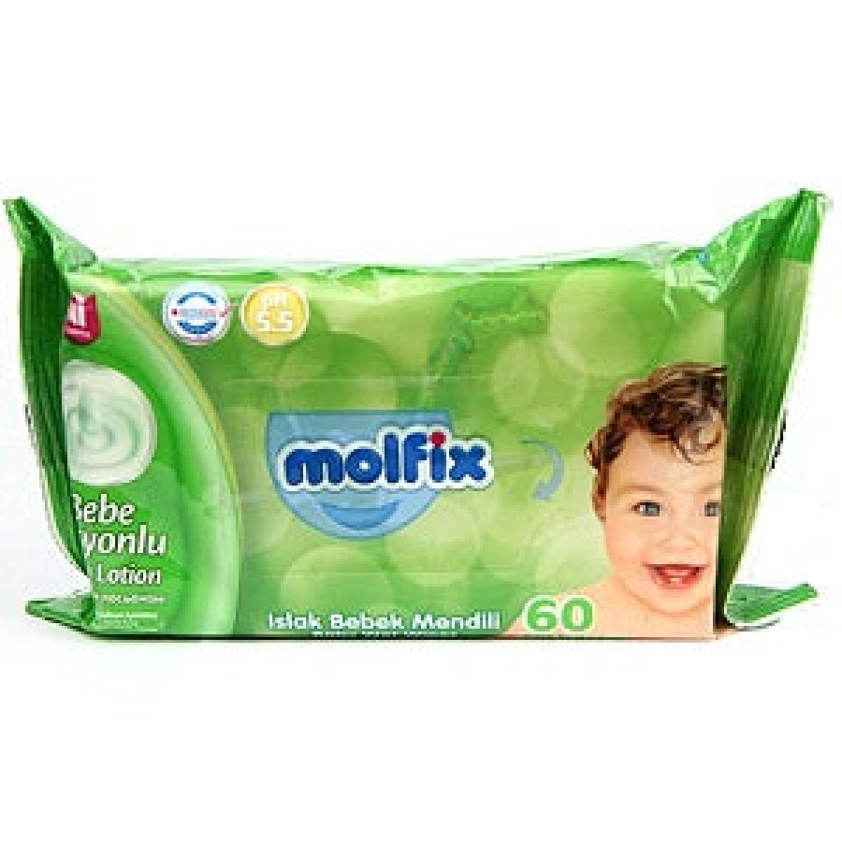 Baby Wet Wipes With Baby Lotion x60