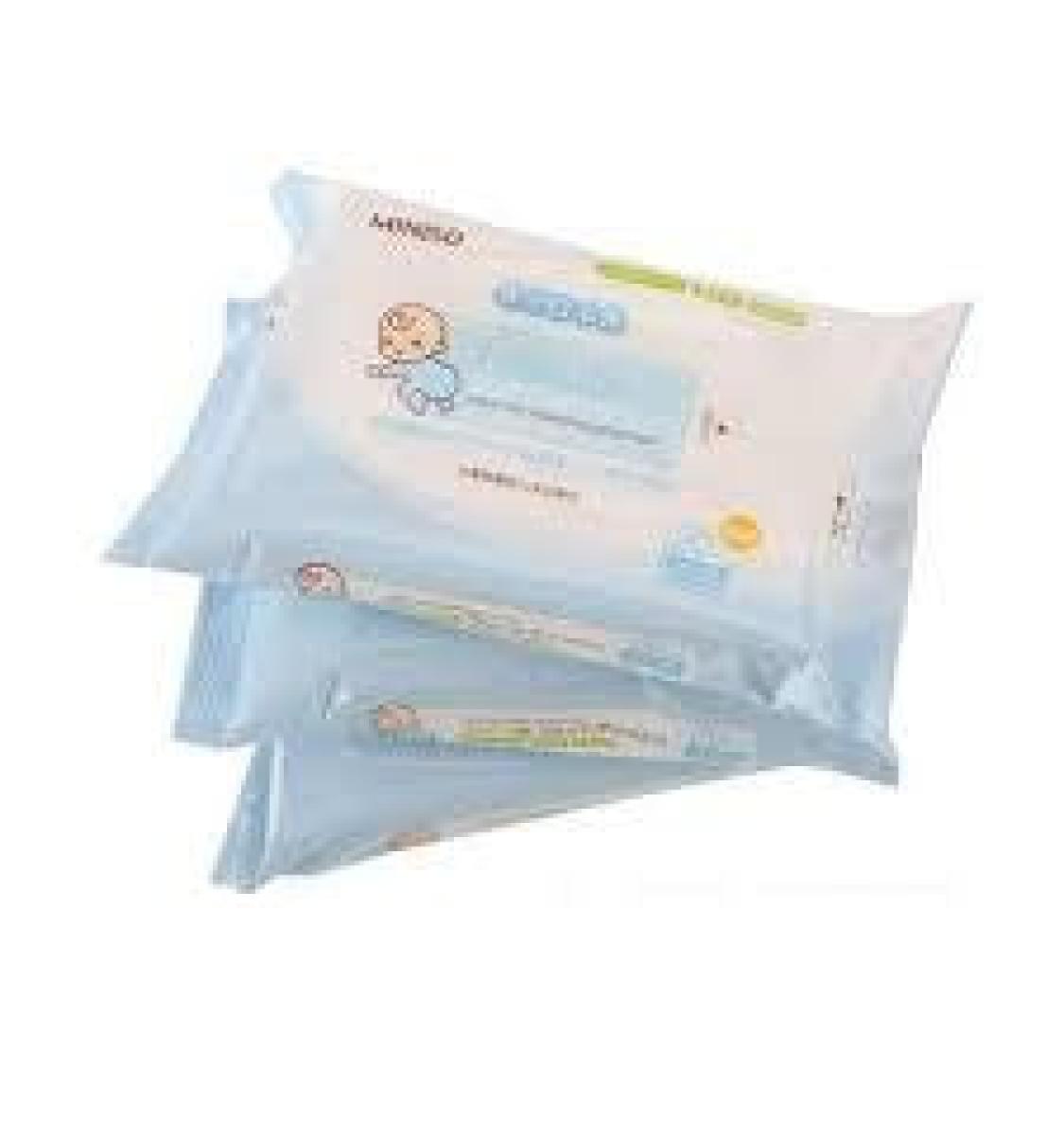 Infant Baby Wipes Fragrance-Free 20 Wipes x3