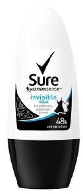 Anti-Perspirant Deodorant Roll On Women Invisible Black & White