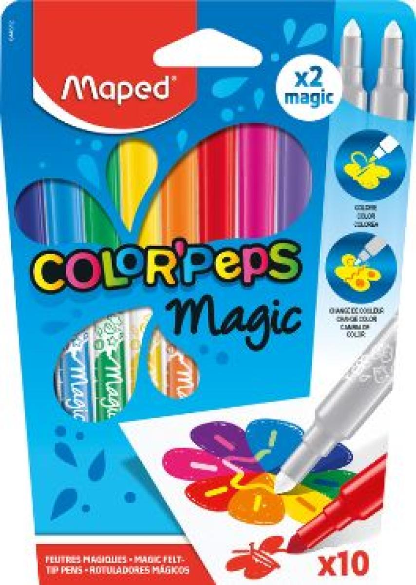 Magic Felt Pens Peps x10