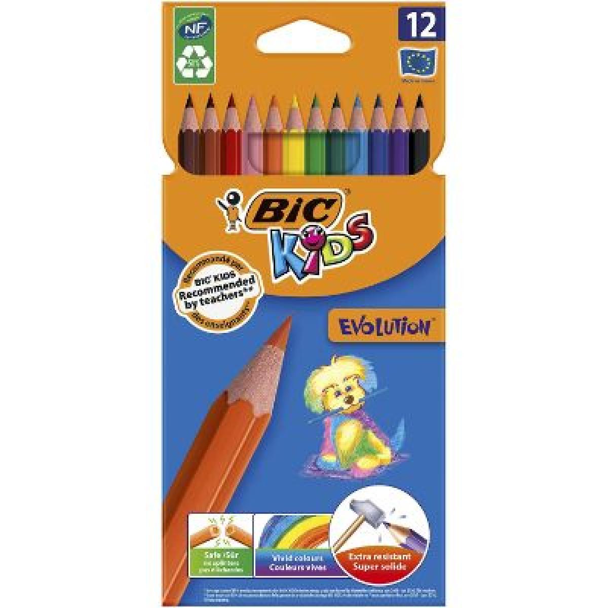 Kids Evolution Tripes Colouring Pencil x12