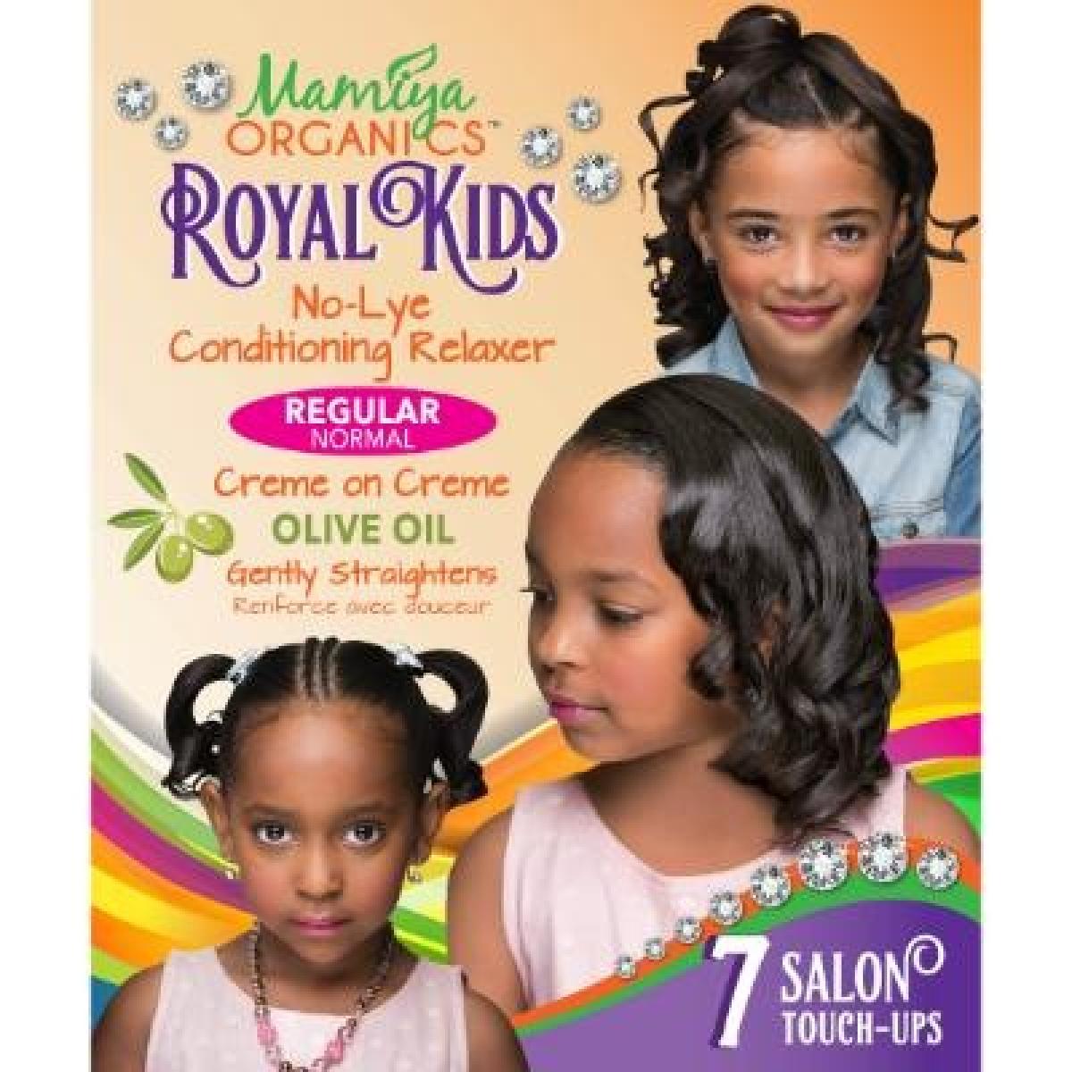 Organics Royal Kids No-Lye Conditioning Relaxer Regular Normal 7 Salon Touch-Ups