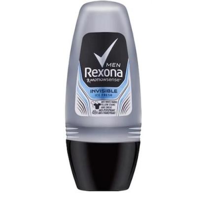 Anti-Perspirant/Transpirant Deodorant Roll On Men Invisible Ice Fresh Grey