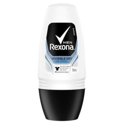 Anti-Perspirant/Transpirant Deodorant Roll On Men Invisible Ice Fresh White