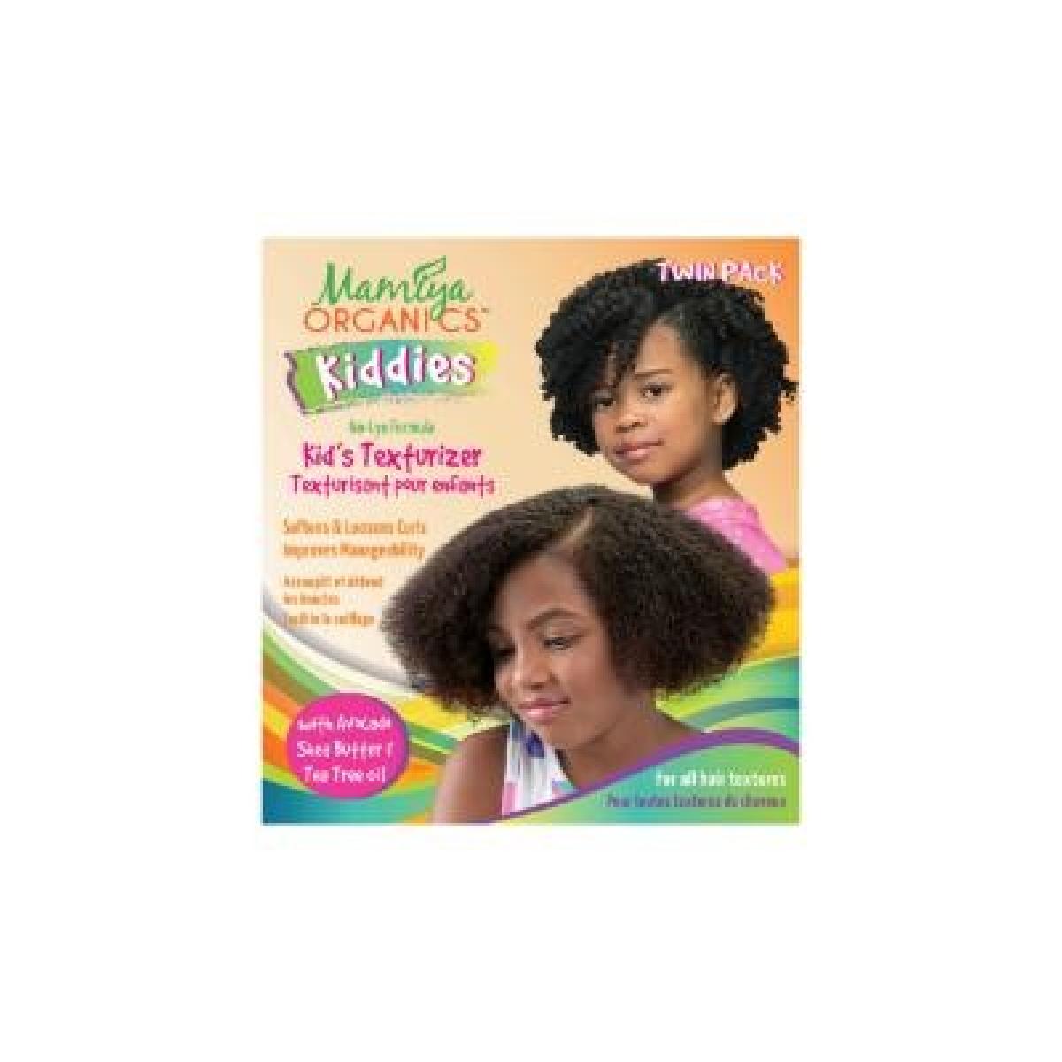 Organics No-Lye Formula Avocado Shea Butter & Tea Tree Oil Kid's Texturizer Twin Pack