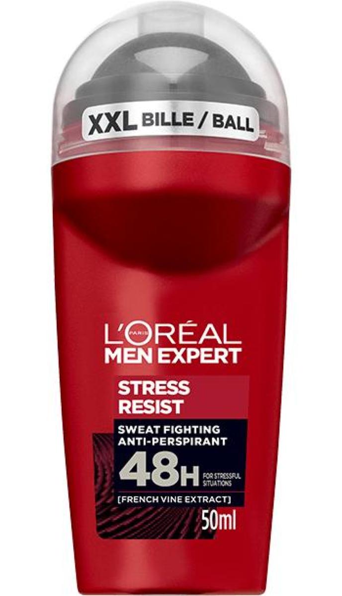 Men Expert Anti-Perspirant Deodorant Roll On Stress Resist