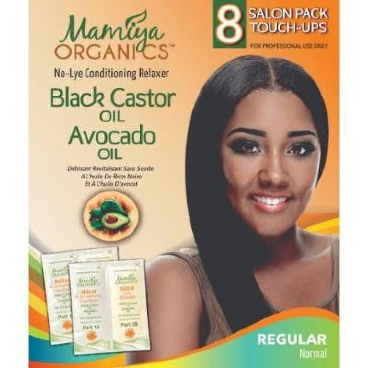 Organics Black Castor & Avocado Oil No-Lye Conditioning Relaxer Regular Normal Twin Pack