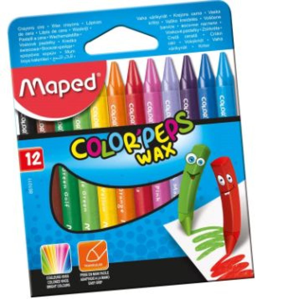 Wax Crayons Color'Peps x12