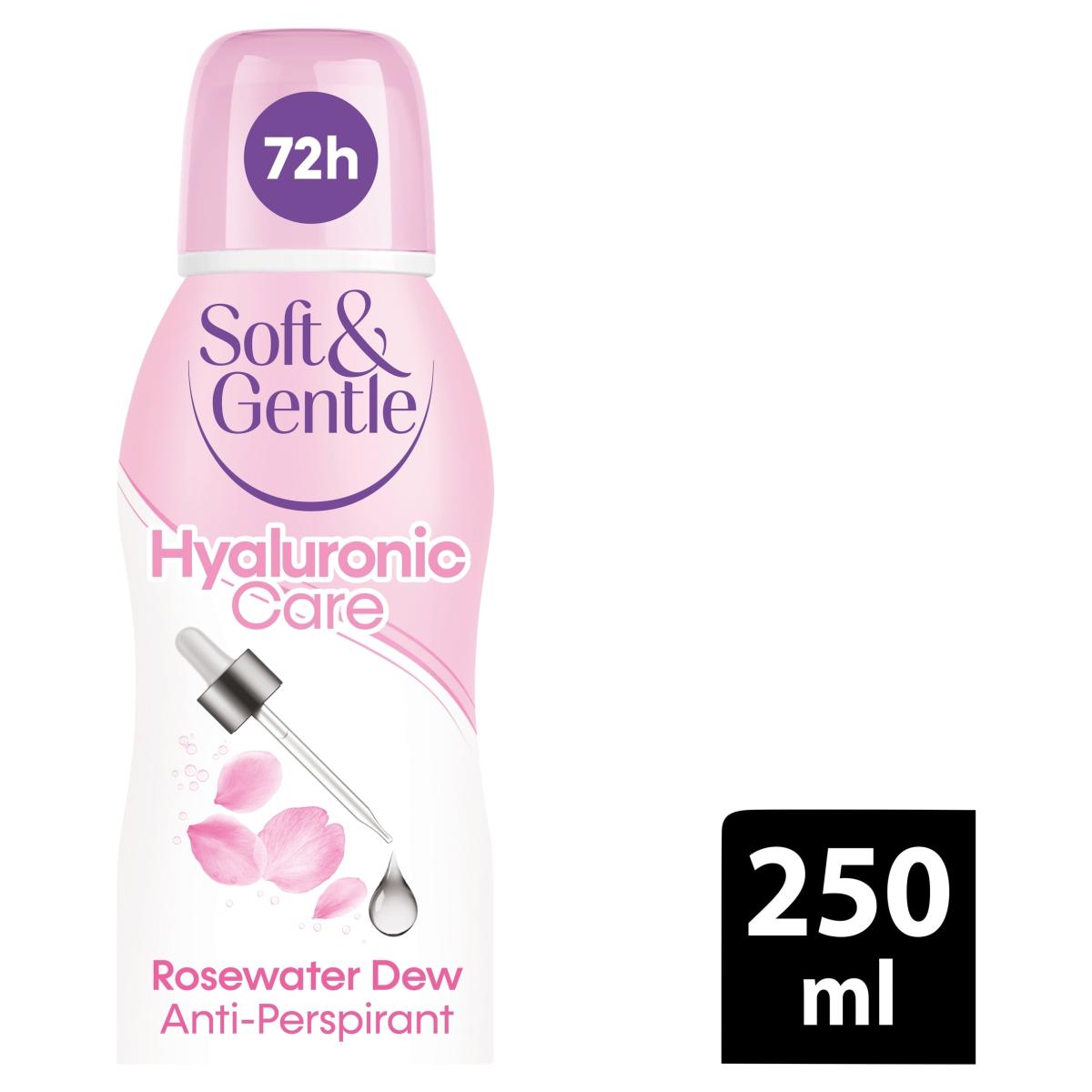 Rosewater Dew Hyaluronic Care 72 Hour Anti-Perspirant Deodorant Spray