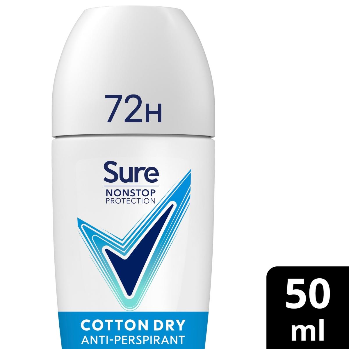 72 Hour Cotton Dry Roll On Anti-Perspirant Deodorant