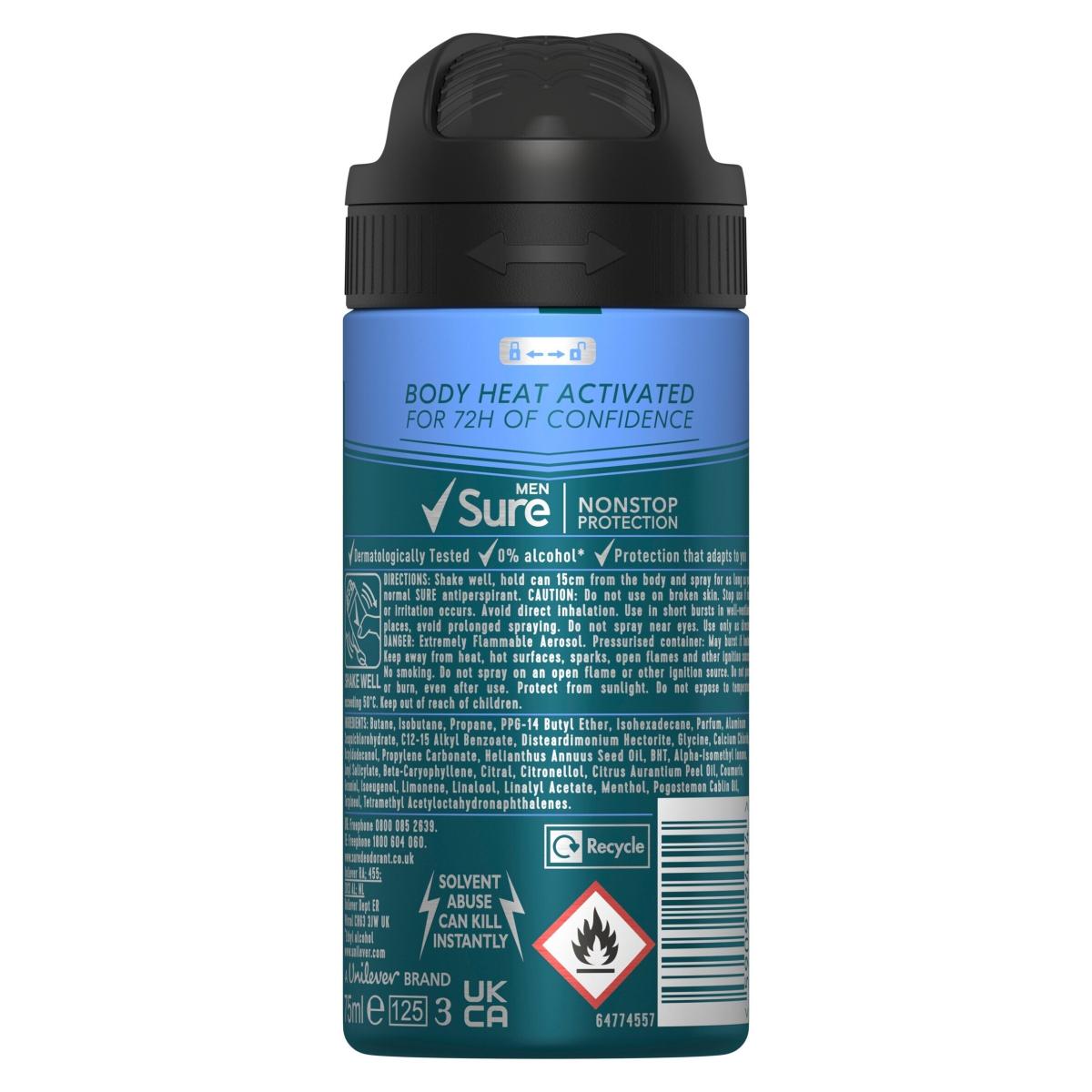 Men 72 Hour Invisible Ice Fresh Anti-Perspirant