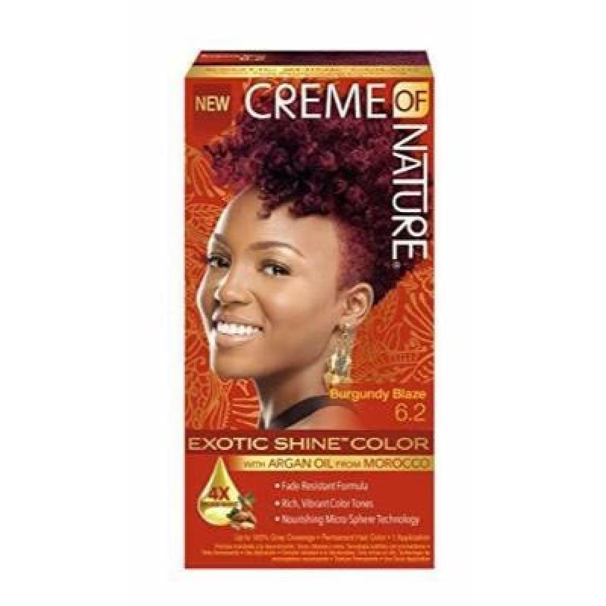 Burgundy Blaze Exotic Shine Color With Argan Oil Hair Kit