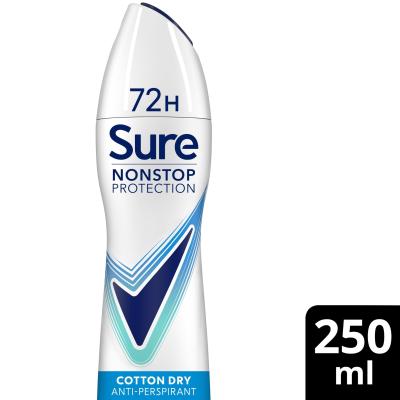 Women Cotton Dry 72 Hour Non-Stop Protection Anti-Perspirant Deodorant