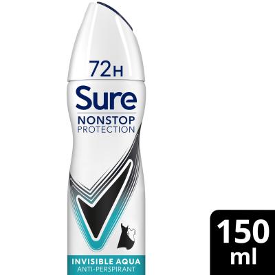 Women Invisible Aqua 72 Hour Non-Stop Protection Anti-Perspirant Deodorant