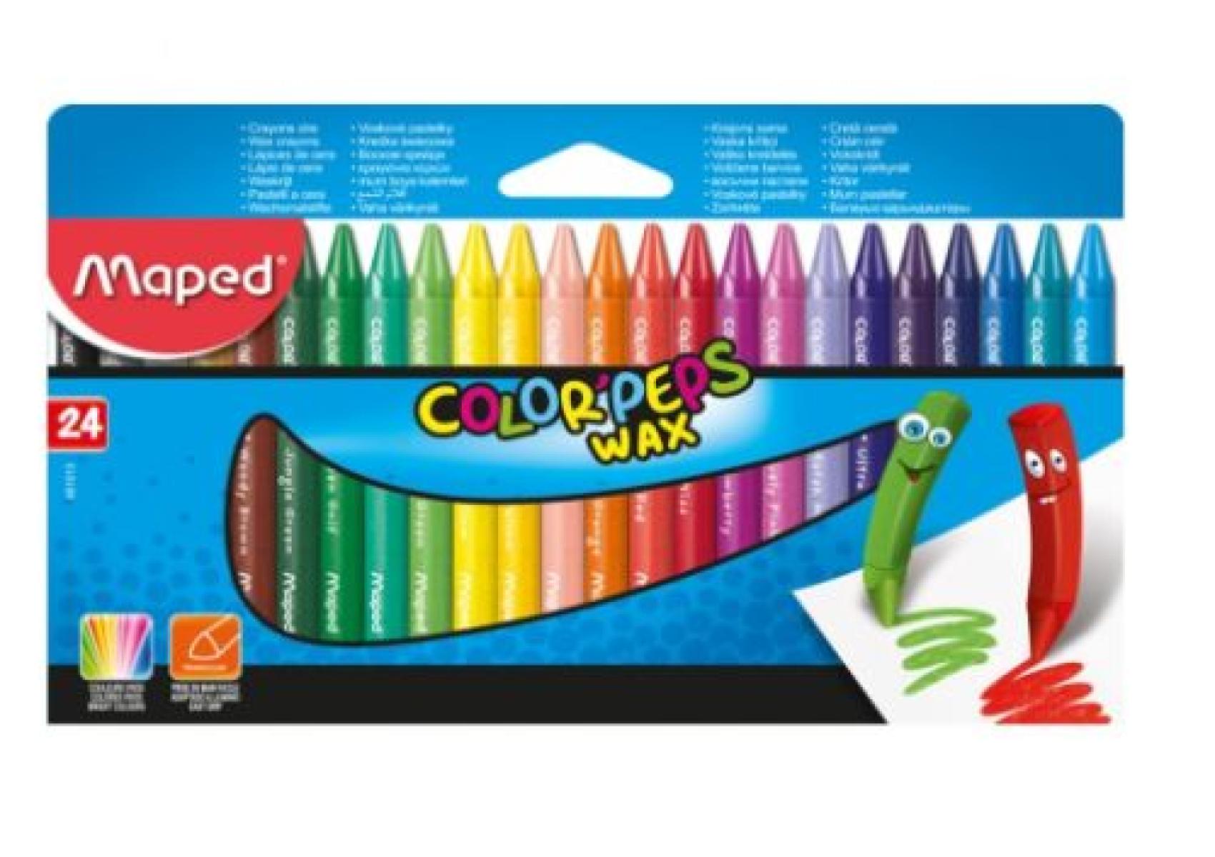 Wax Crayons Color'Peps x24
