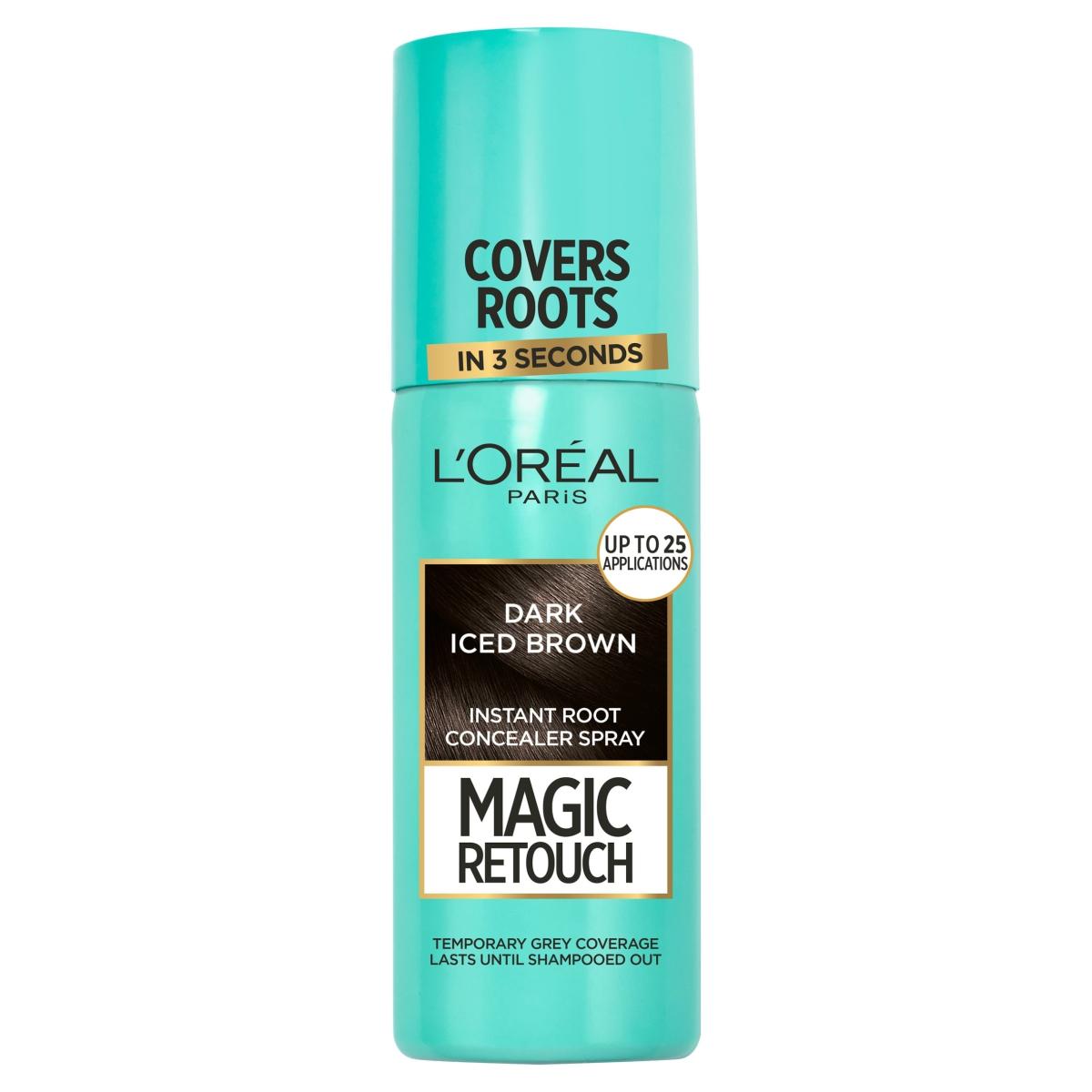 Paris Magic Retouch 8 Dark Iced Brown Root Touch Up Spray