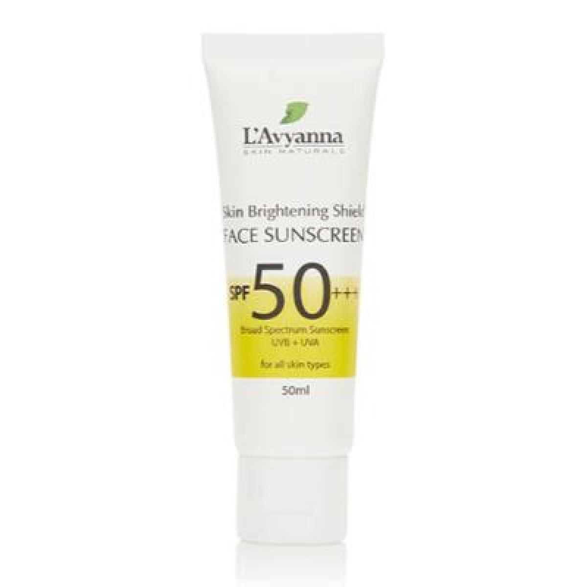 Skin Brightening Face Sun Screen SPF 50 UVB + UVA